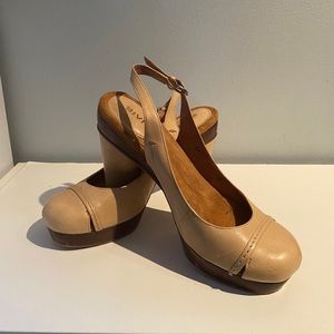 Biviel sling back pump